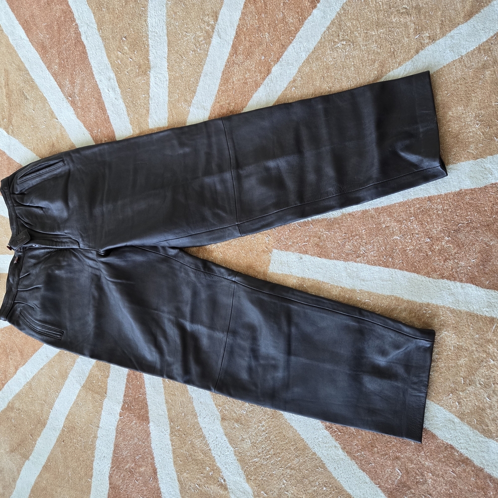 Black Leather Pants